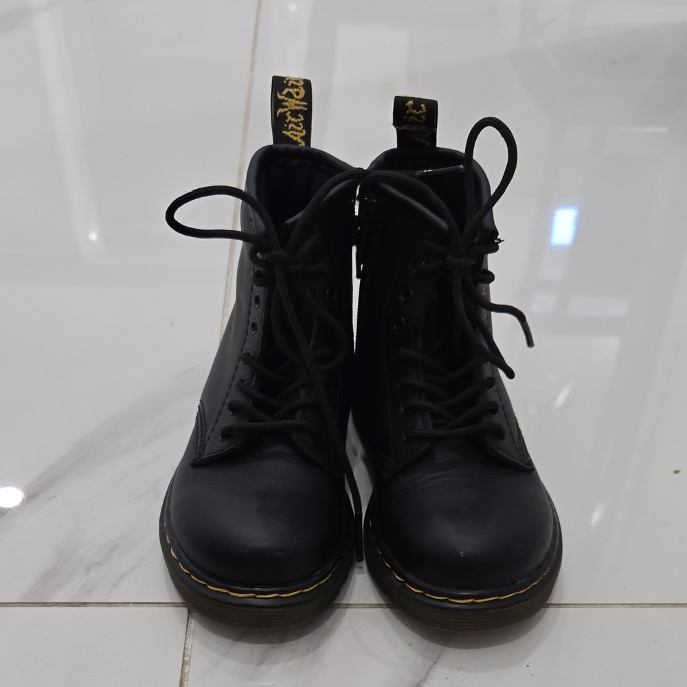 Black DR Lace-Up Boots